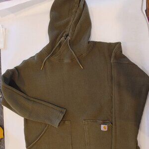 Carhartt Women's Relaxed Fit Heavyweight Long-Sleeve Hooded Thermal Shirt XL